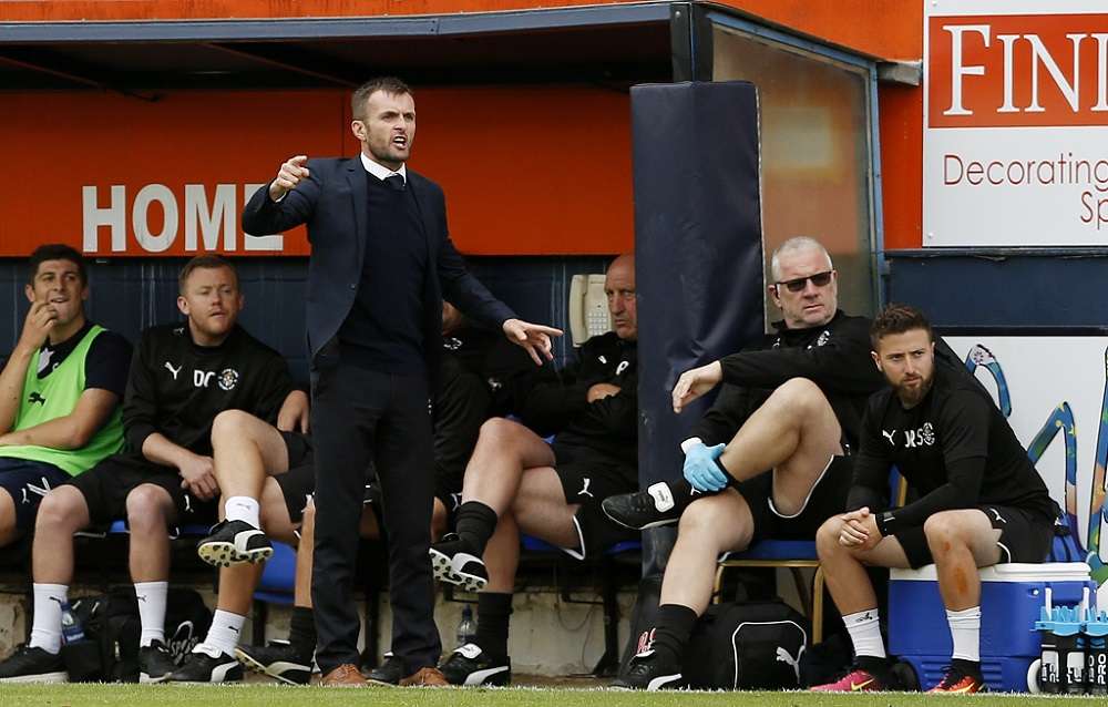 COYH, Hatters, Jones, LTFC, Luton, Luton Town, Nathan Jones, Newport, Newport County, SkyBet League Two