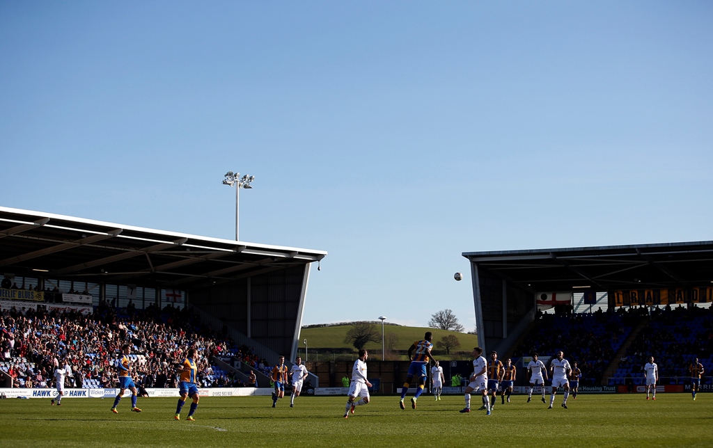 EFL, safe standing, Salop, Shrews, Shrewsbury, SkyBet League One, Standing