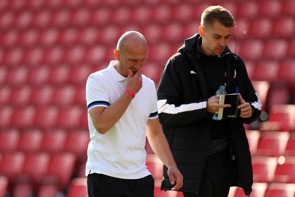 Barnsley head coach Gerhard Struber