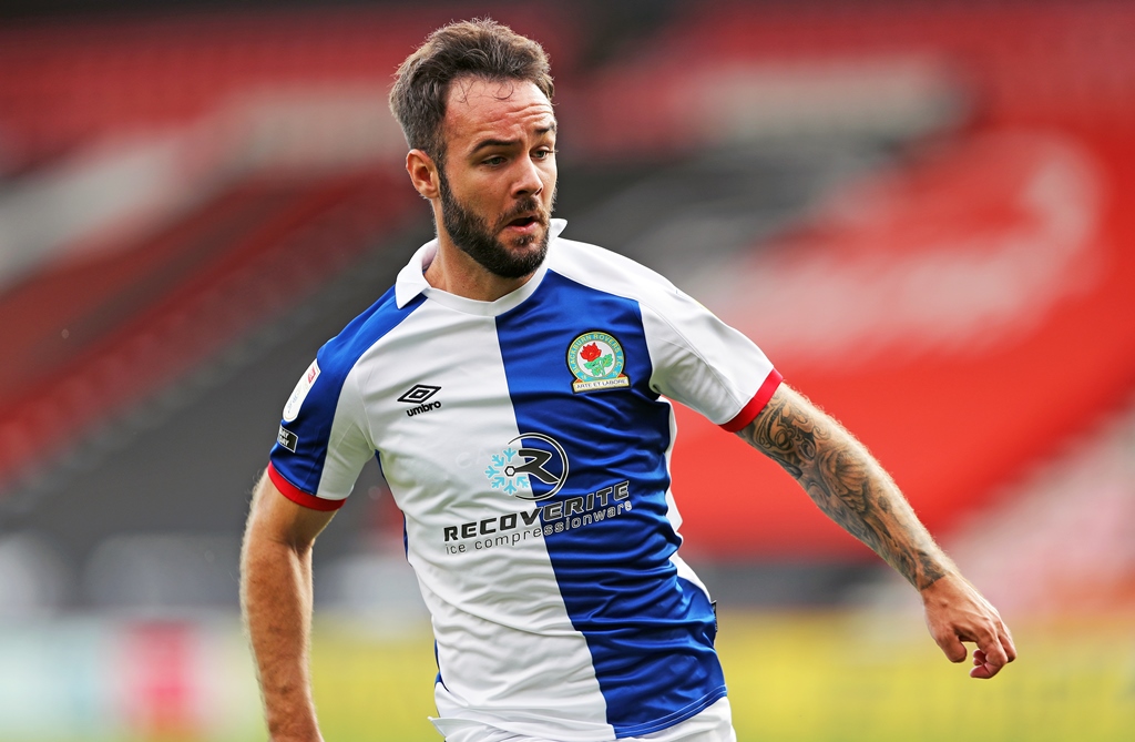 Blackburn Rovers striker Adam Armstrong