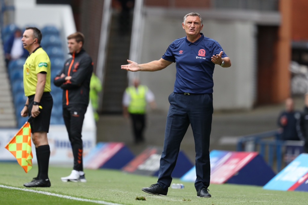 Blackburn Rovers manager Tony Mowbray