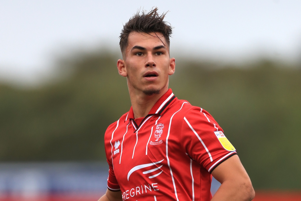 Lincoln City defender Lewis Montsma