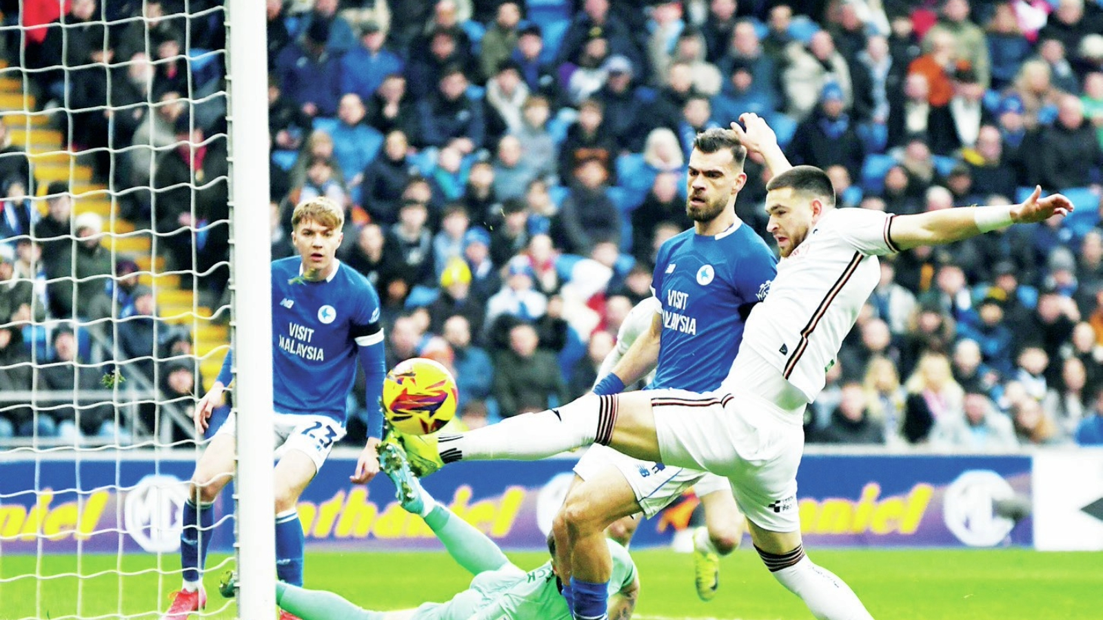 Cardiff City defeat Swansea City 3-0 in the South Wales derby